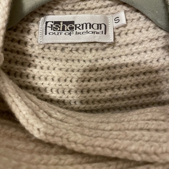 Fisherman out of Ireland Fisherman Sweater SZ S - Picture 3 of 6